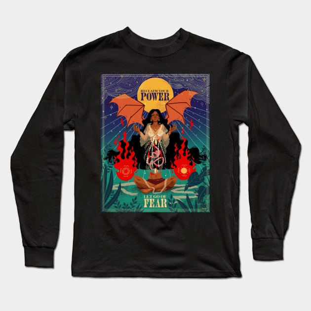 Reclaim Your Power Long Sleeve T-Shirt by acaballz